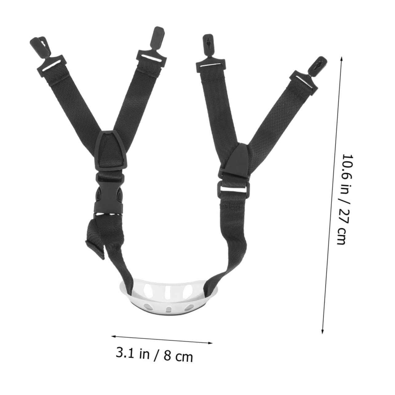 KICHOUSE 2pcs Hard Hat Chin Straps Adjustable Durable Chin Protector for Safety Helmet Youth