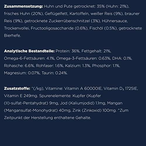 Eukanuba Junior Katzenfutter trocken - Premium Trockenfutter für Kitten von 1-12 Monate, fördert gesundes Wachstum, hoher Fleischanteil, 2 kg