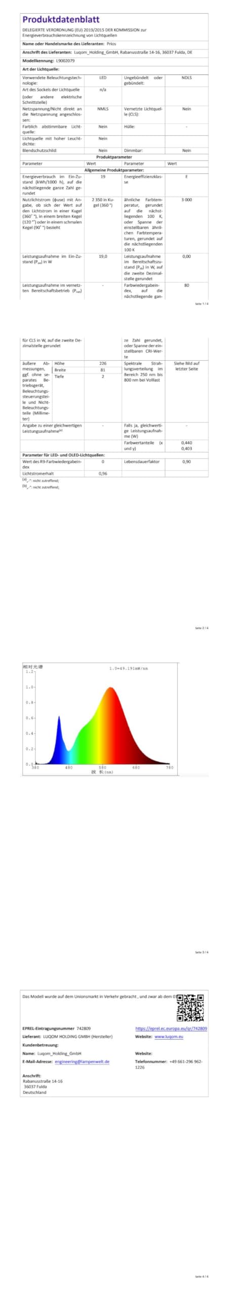 Lindby LED Lampadaire extérieur Keily (Moderne) en Noir Aluminium (à 2 lampes,), Candélabre luminaire d’extérieur