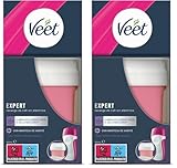 Veet Cera Depilatoria Cartucho Cera de Recambio Roll-On Eléctrico EasyWax con Manteca de Karité para Todo Tipo de Pieles, 50 ml (Paquete de 2)