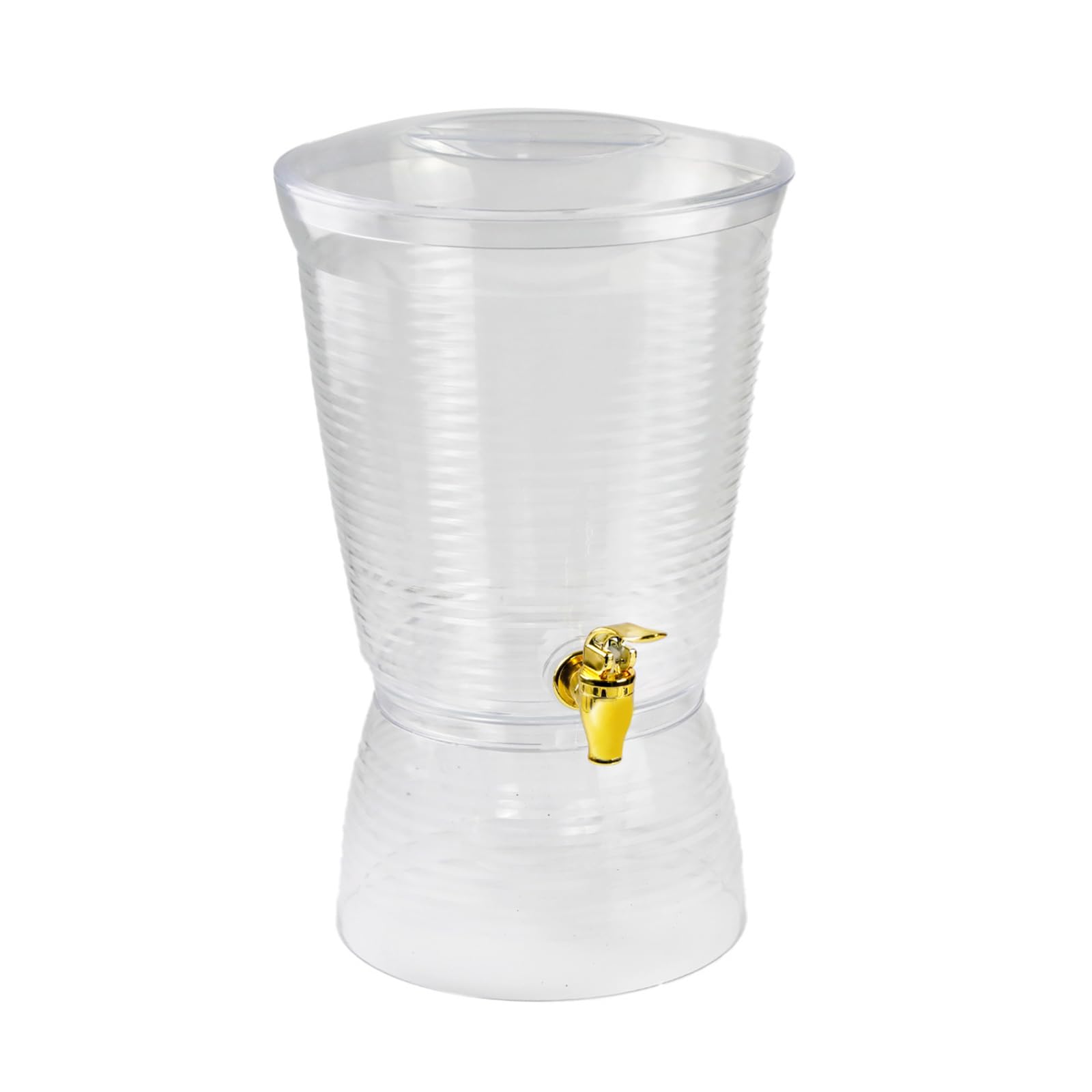 Xinsheinelry Clear Water Pitcher with Spigot 1.5Gallon Drink Dispenser for Parties Beverage Container for Juices/Tea/Sodas Drink Dispenser for Parties