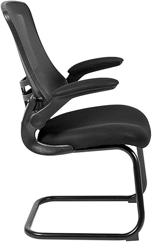 Miniatura 4 de Flash Furniture - Sillas de malla para oficina Malla Negra,negro, cuero, (Black LeatherSoft),https://www.amazon.com/dp/undefined