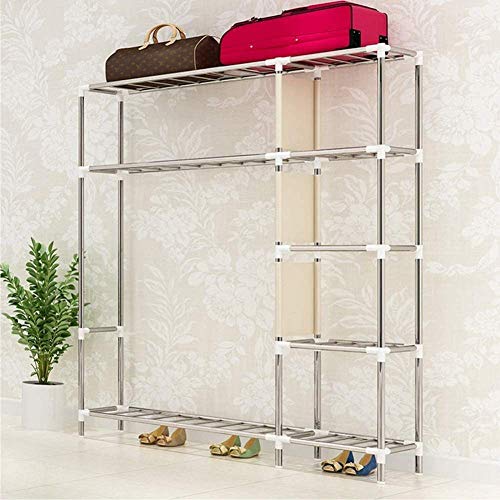 Armoire en toile portable et penderie modulable pour vêtements - 6