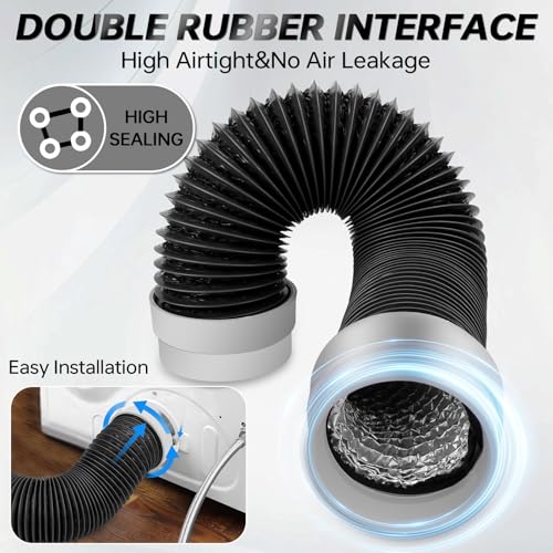 Manguera de secadora resistente al calor con conducto flexible de 6 capas 5