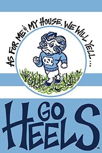 Magnolia Lane North Carolina Tar Heels Collegiate Garden Flag (UNC House)