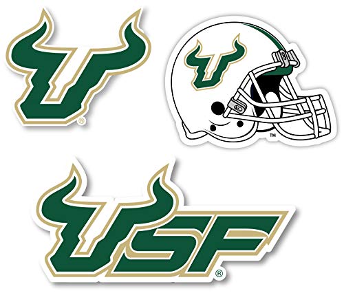 Imán South Florida Bulls 3 unidades 4 pulgadas miniatura 1