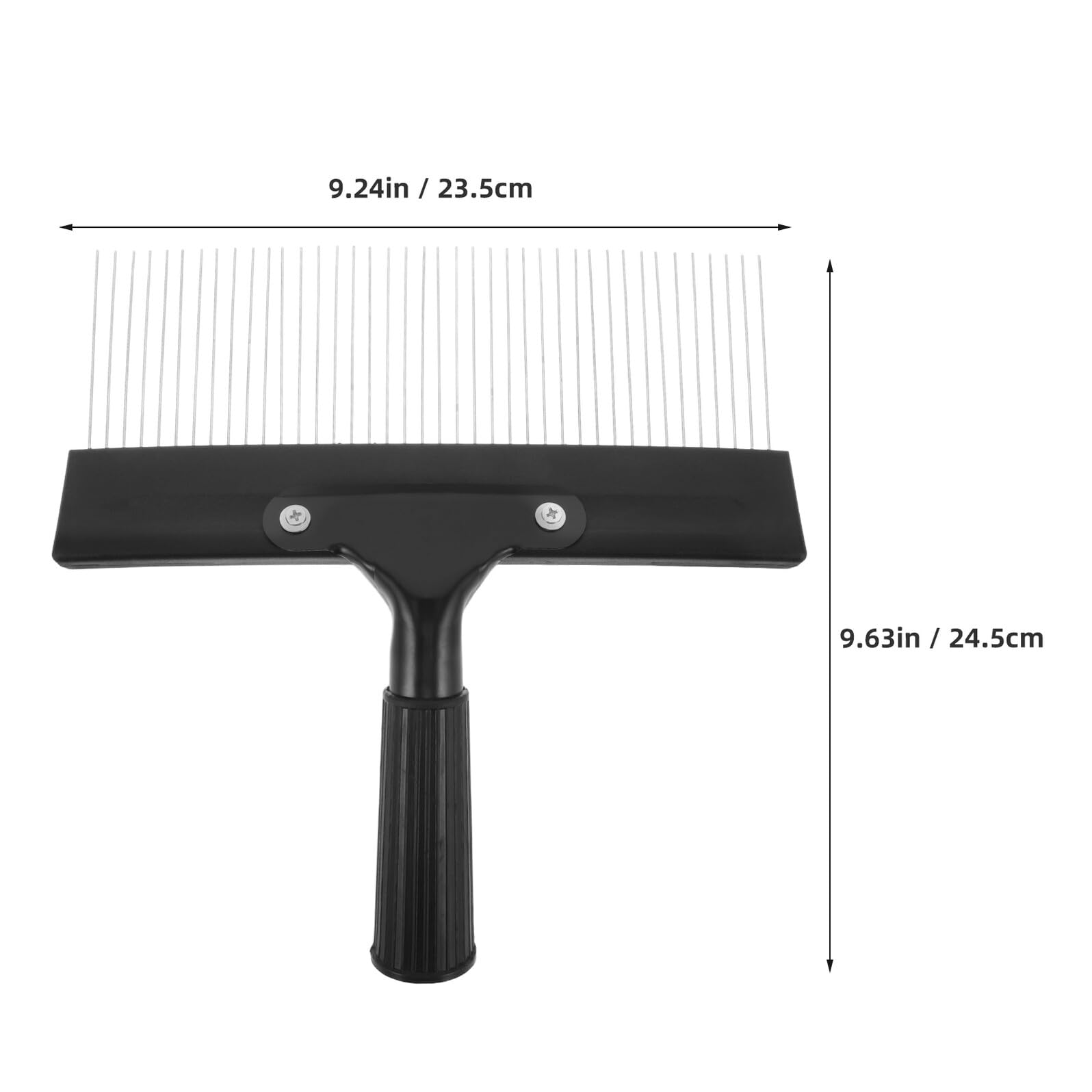 Raspador de Pintura de Acero Inoxidable Mango Ergonómico para Texturizar Paredes Herramienta para Acabados Falsos y Patrones Artísticos Peine para Yeso Decorativo 1 Pieza