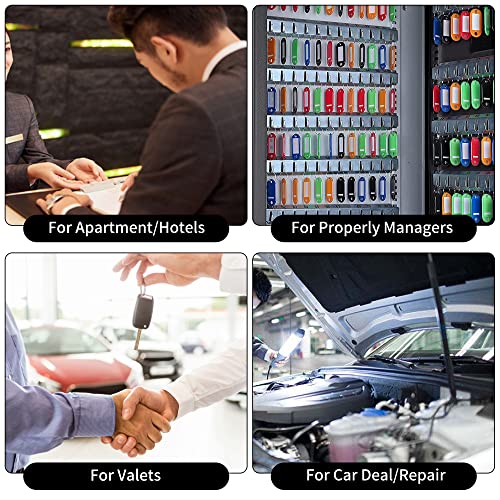 Holojoy Key Cabinet With Digital Lock - Heavy Duty Secured Storage, Lock Box With Key Tags Wall Mounted Metal Steel Key Safe - Ideal For Home Hotels Schools & Businesses #TOP5