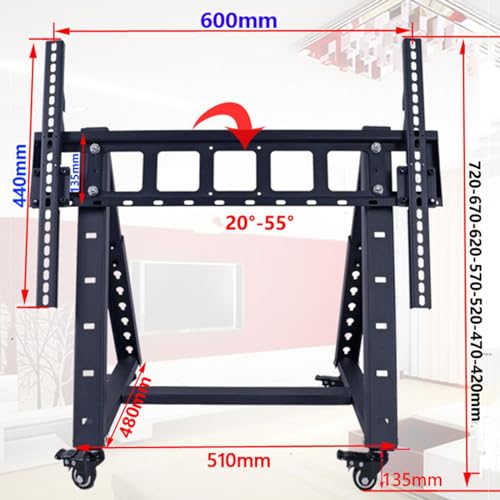 Soporte rodante para TV de 32-85 pulgadas miniatura 2