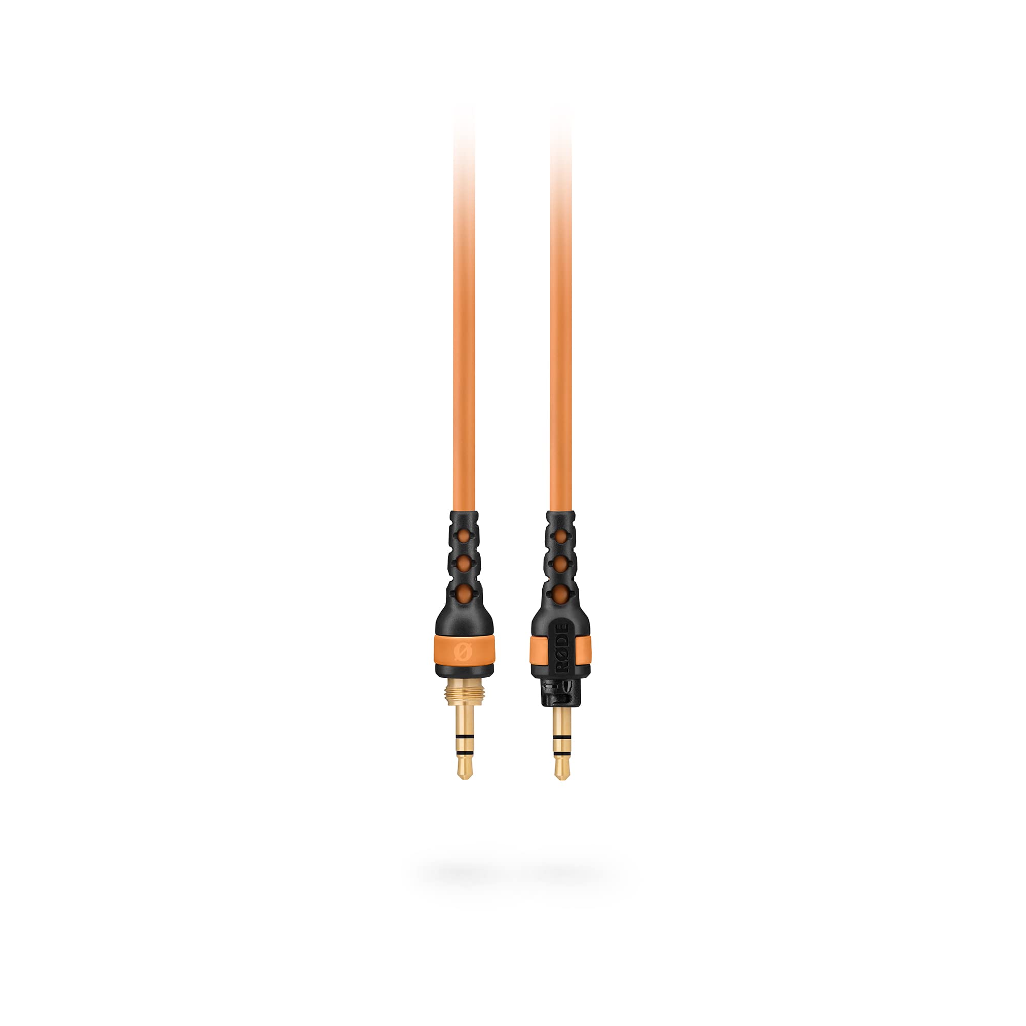 RØDE NTH-Cable for NTH-100 Headphones, 1.2m / 4ft Long, 3.5mm Male to Male Audio Cable With ¼-inch Adaptor Included (Orange)