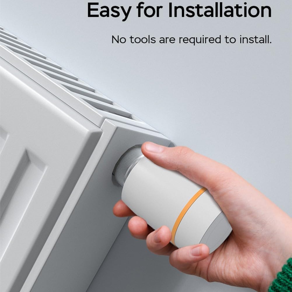 Smartes Heizkörperthermostat-Starter-Set, für Tuya Smart WIFI Thermostatventil, Smart-Heizventil, Fernbedienungen, App