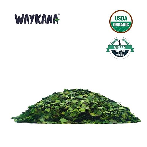 Miniatura 2 de Hoja suelta de guayusa fresca y orgánica té de la mañana energético por Waykana 22 libras 3527 oz  Sabor suave sin amargura  Alternativa a la yerba