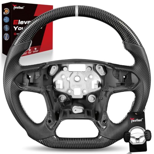 TESFEEL Real 3K Carbon Fiber Steering Wheel