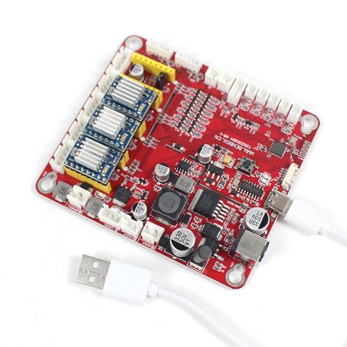 Rattmmotor CNC 1310 Controller Board 4 Axis Grbl Controller Board Usb Port 12-24Vdc Cnc Router Engraving Machine Driver cover