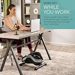 LifePro Under Desk Bike Pedal Exerciser - Mini Exercise Bike for Legs & Arms, Magnetic Resistance Peddler with LCD Monitor, Foot Pedal Exerciser & Desk Workout Cycle Exercise Machine with Fitness App