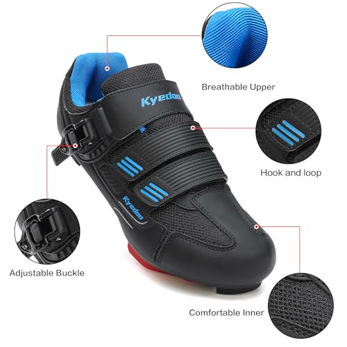 Image of Unisex Cycling Shoes Compatible with Peloton Bike Shoes Indoor Clip in Peleton Road Bike Riding Racing Biking Shoes with Delta Cleats for Mens Womens Indoor Outdoor Bike Pedal