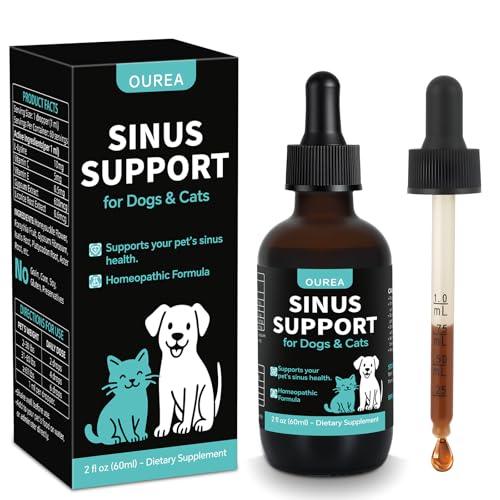 Nasal Health Support Drops for Cats & Dogs, Pet Sinus & Respiratory Comfort Supplement, Helps Maintain Clear Breathing, Supports Seasonal Wellness & Immune Function