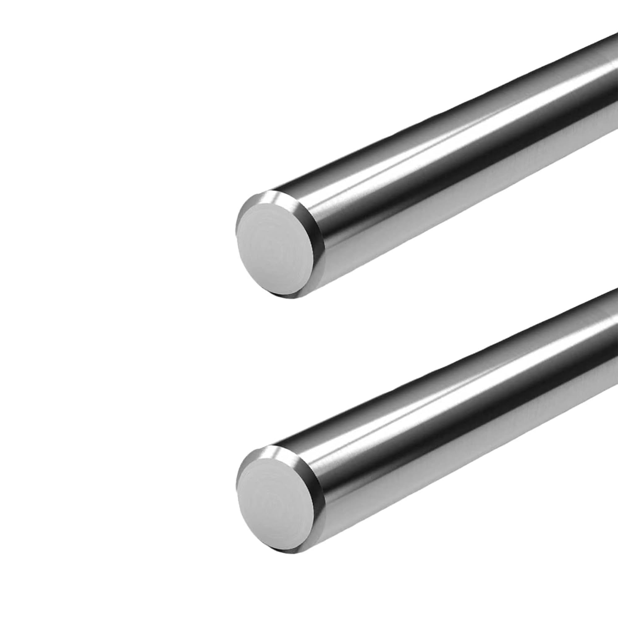 2 aste lineari da 12 mm x 400 mm, diametro Coavoo 12 mm custodia temprata cromata liscia lineare movimento asta guida albero guida - metrico h8 tolleranza L: 400 mm
