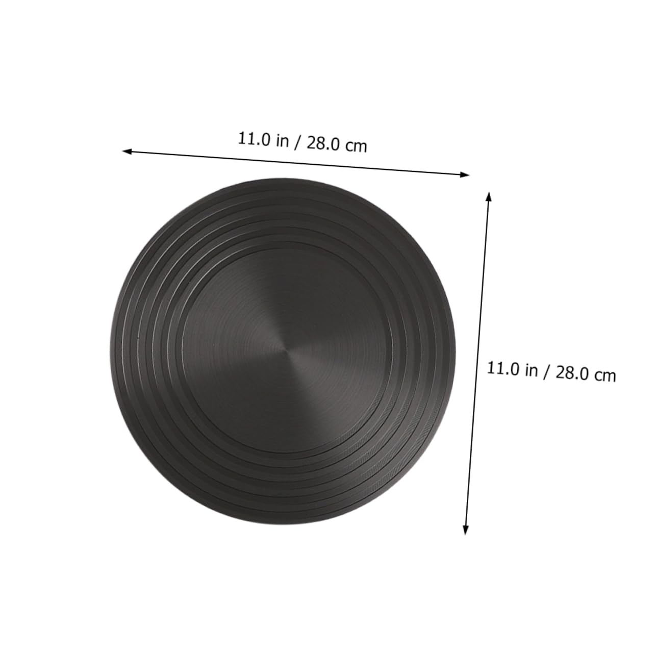 Mikikit Placa de Descongelación Rápida Difusor de Calor de Aluminio Redondo para Estufa de Gas de 28cm Que Protege Ollas y Ahorra Cocina