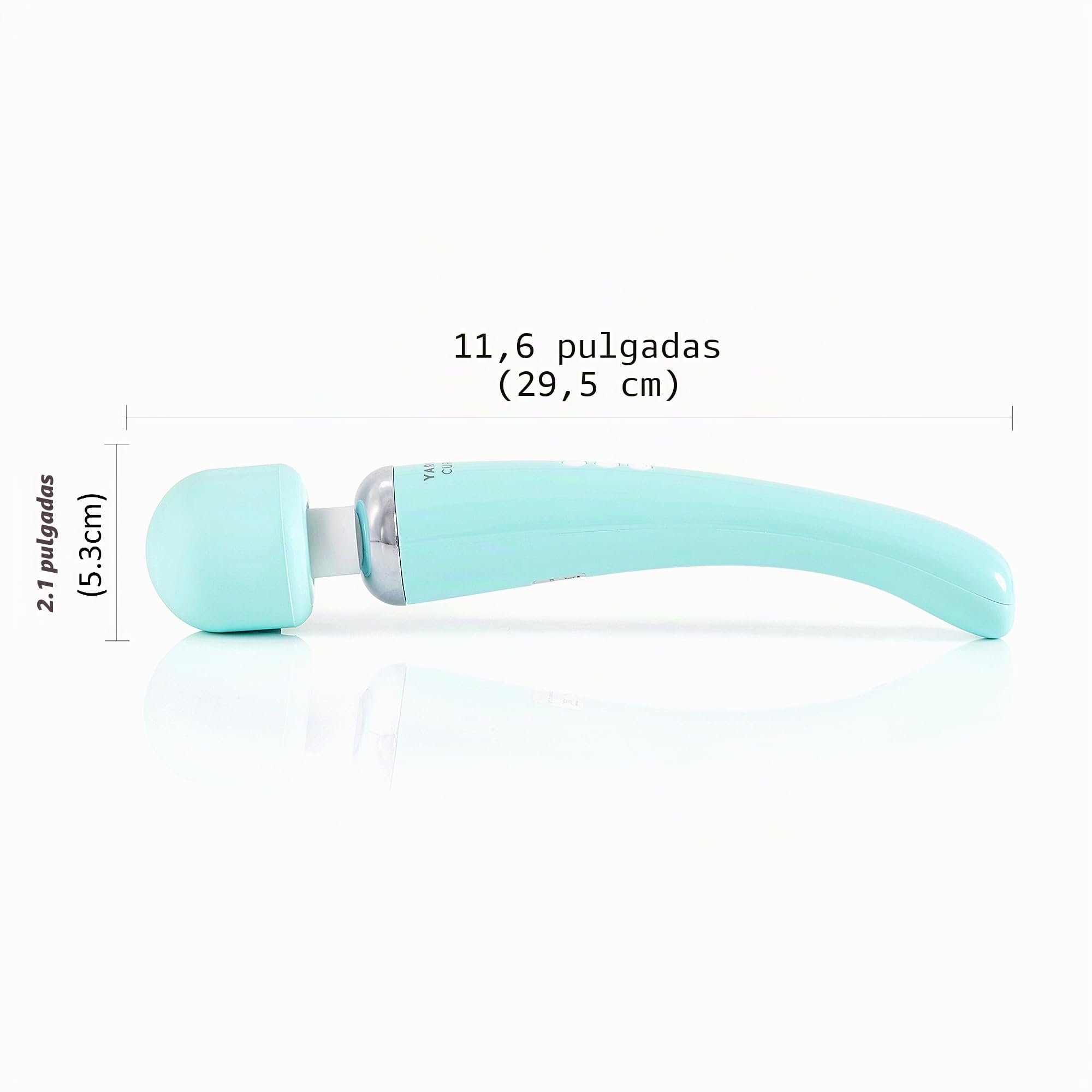 Masajeador de varita inalámbrico de Yarosi - Potencia vibratoria terapéutica más fuert - Perfecto para dolores musculares y recuperación deportiva personal - Verde