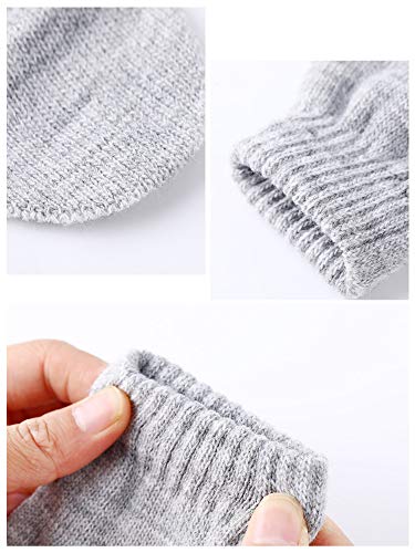 Boao 12 Pairs Toddler Mittens Bulk Kids Winter Knit Gloves pack Childrens Stretch Mittens for Toddler Boys Girls3