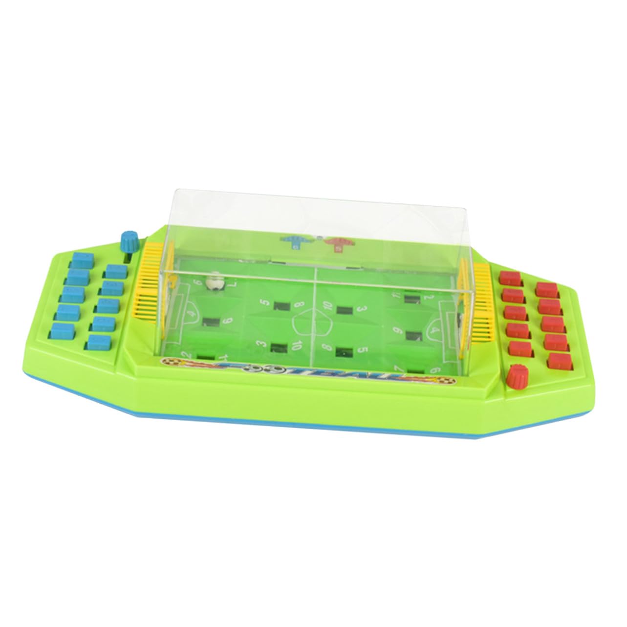 POPETPOP Gioco senza Batterie di Calcio da Tavolo Educativo per Ragazzo Ragazza Realizzato in Abs Verde, per Feste di Compleanno e Gioco Desktop Interattivo
