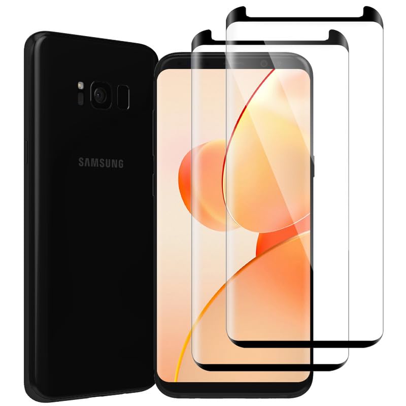 2 Stück für Folie Samsung Galaxy S8 Panzerglas Unzerbrechlich Panzerfolie Samsung S8 Displayschutz 99% Touchgenauigkeit Blasenfrei Schutzfolie Schutzglas