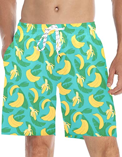 haikyuu Men Swim Trunk Beach Shorts with Mesh Lining and Three Pockets Board Shorts Swimwear Beachwear Bathing Suits Funny