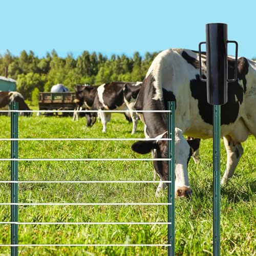 Focefec Fence Post Driver with Handles, 23.6inch Metal T Post Driver, 34LB Heavy Duty Pole Driver Tool Post Rammer for Installing Fence Post, Wooden Post, Sign Pole - Thumbnail 2