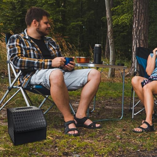 gafdu Organizador de maletero de coche,Organizador de almacenamiento de maletero - Organizador de maletero plegable para automóvil - Caja de almacenamiento para coche de gran capacidad para cajas de - imagen 2