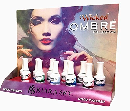 KIARA SKY Mood Changing Gel Polish Ombre"*WICKED" Collection 11 Colors