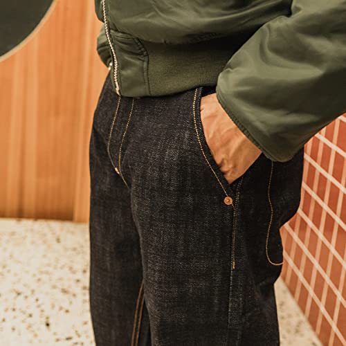 Red Tornado 18oz Selvedge Denim Jeans Loose Straight Fit4