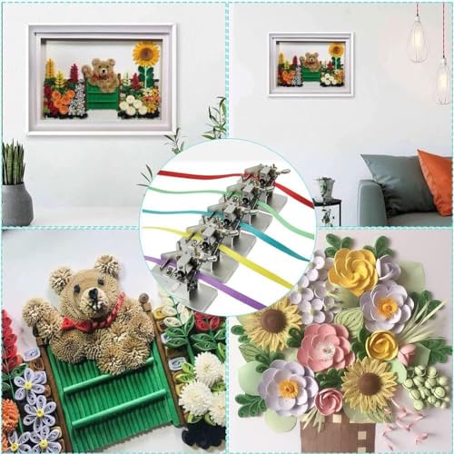 Machine à quilling pour scrapbooking et création de fleurs en papier - 6