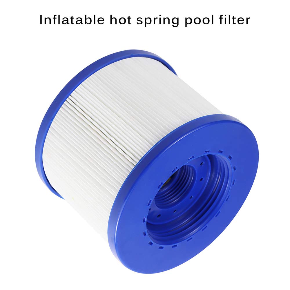 ALLOMN Filtro Piscina, 10.5 * 8,2 CM 8PCS Elemento Filtro del Filtro Cartucho Filtro Piscina Accesorios Filtro spa Perezoso Filtro Hidromasaje Filtro para Aqua SPA/Aquaparx/Restway/Goplus/Wido