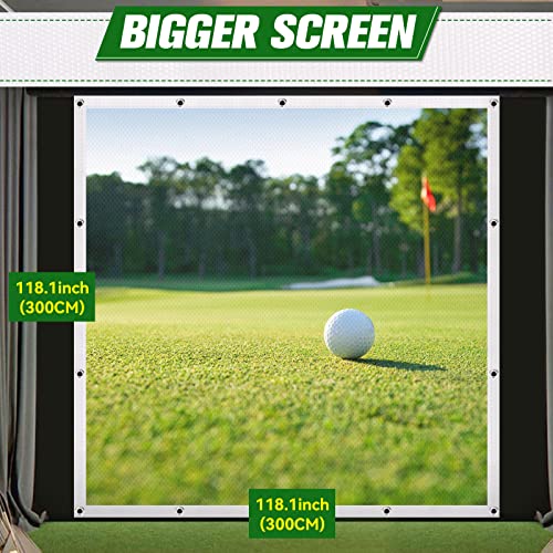 Aikeec 10x10ft Ultra-Clear Screen