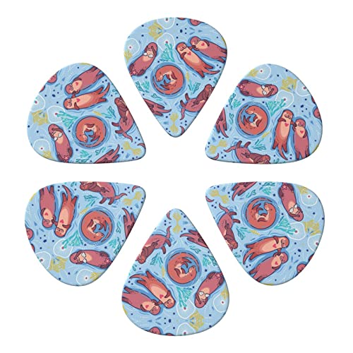 Lot de 6 médiators en forme de loutres marron pour guitare acoustique, guitare électrique, basse, ukulélé – fins, moyens… - Les Beatles, Paul McCartney, John Lennon, RIngo Starr, George Harrison Lot de 6 médiators en forme de loutres marron pour guitare acoustique, guitare électrique, basse, ukulélé - fins, moyens… – Image 5