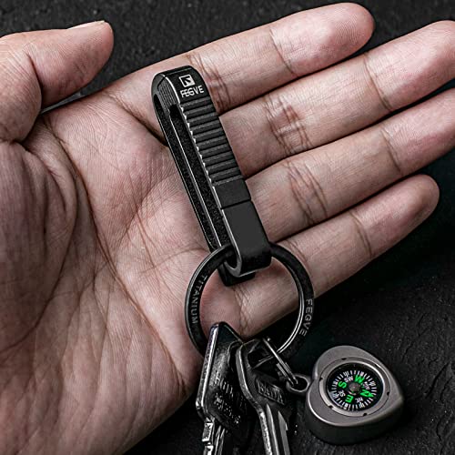 Fegve Titanium Duty Belt Key Holders, Quick Release Keychain With Keyring For Keys,Gifts For Men Dad (Black - Rk1) #TOP6