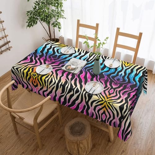 Nappe de fête arc-en-ciel pour une décoration de table de salle à manger