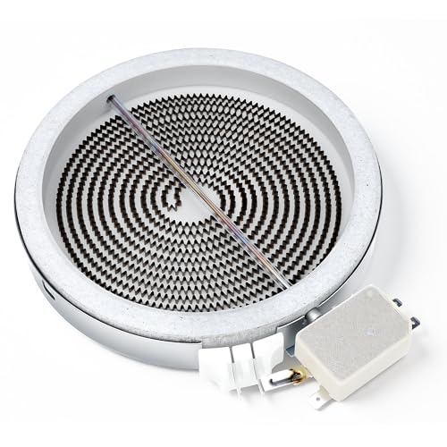 Upgraded 6' Radiant Surface Element fit for Electrolux Frigidaire 318178110 316010205 318198830 fit for LG MEE62385001 fit for Samsung DG47-00060A fit for Whirlpool WP8273994 W11171119 1 Pack LUXRILIX