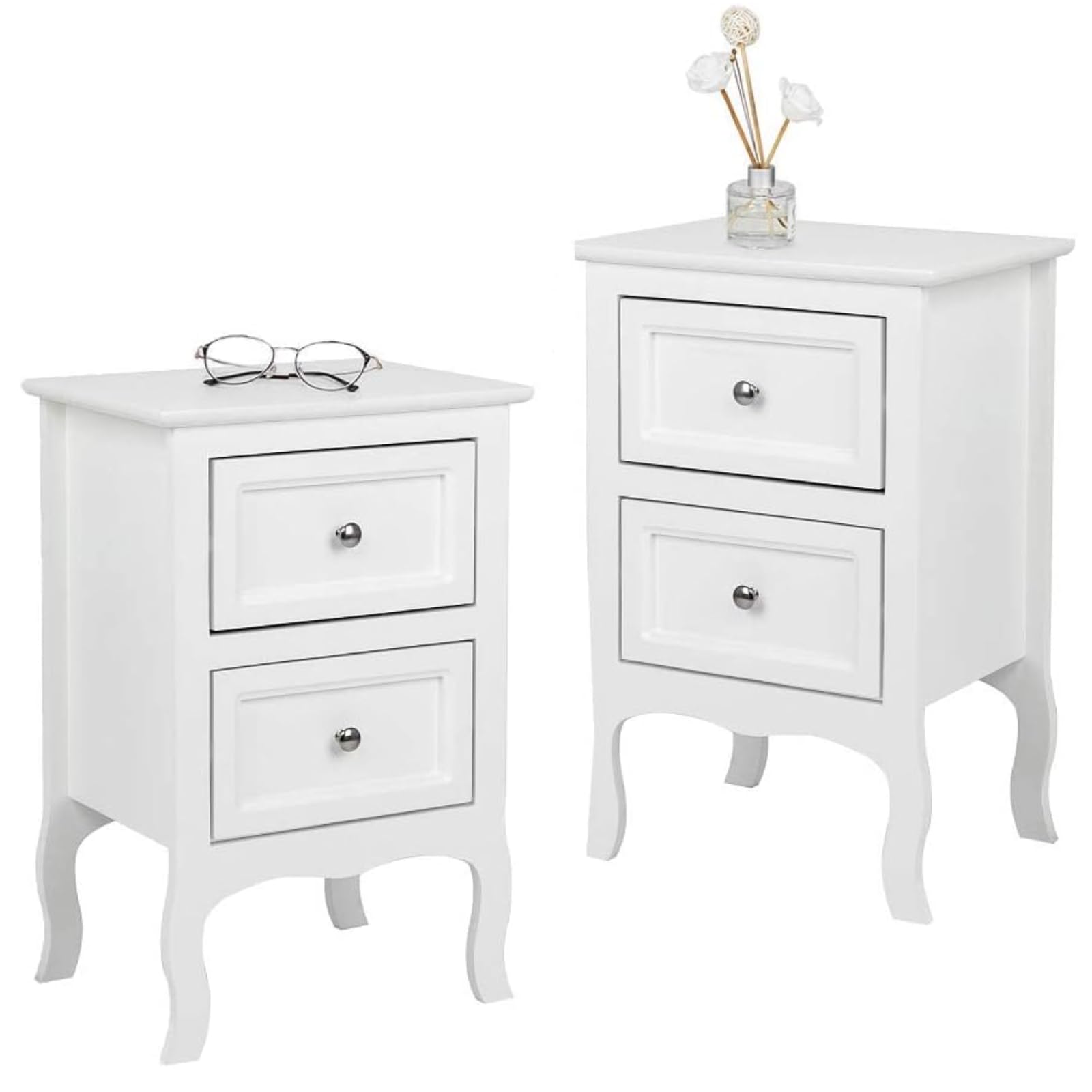 Tables de Nuit Scandinave Bois pour une Chambre d'Adulte Cocooning Lumineuse