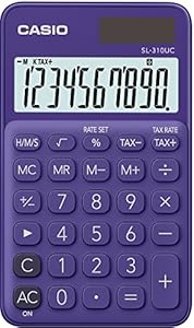 Casio SL-310UC Tischrechner Lila