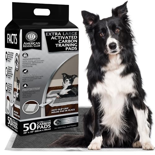 Image of American Kennel Club Carbon-Activated Puppy Training Pads - 50 Count, 28 x 30, XL