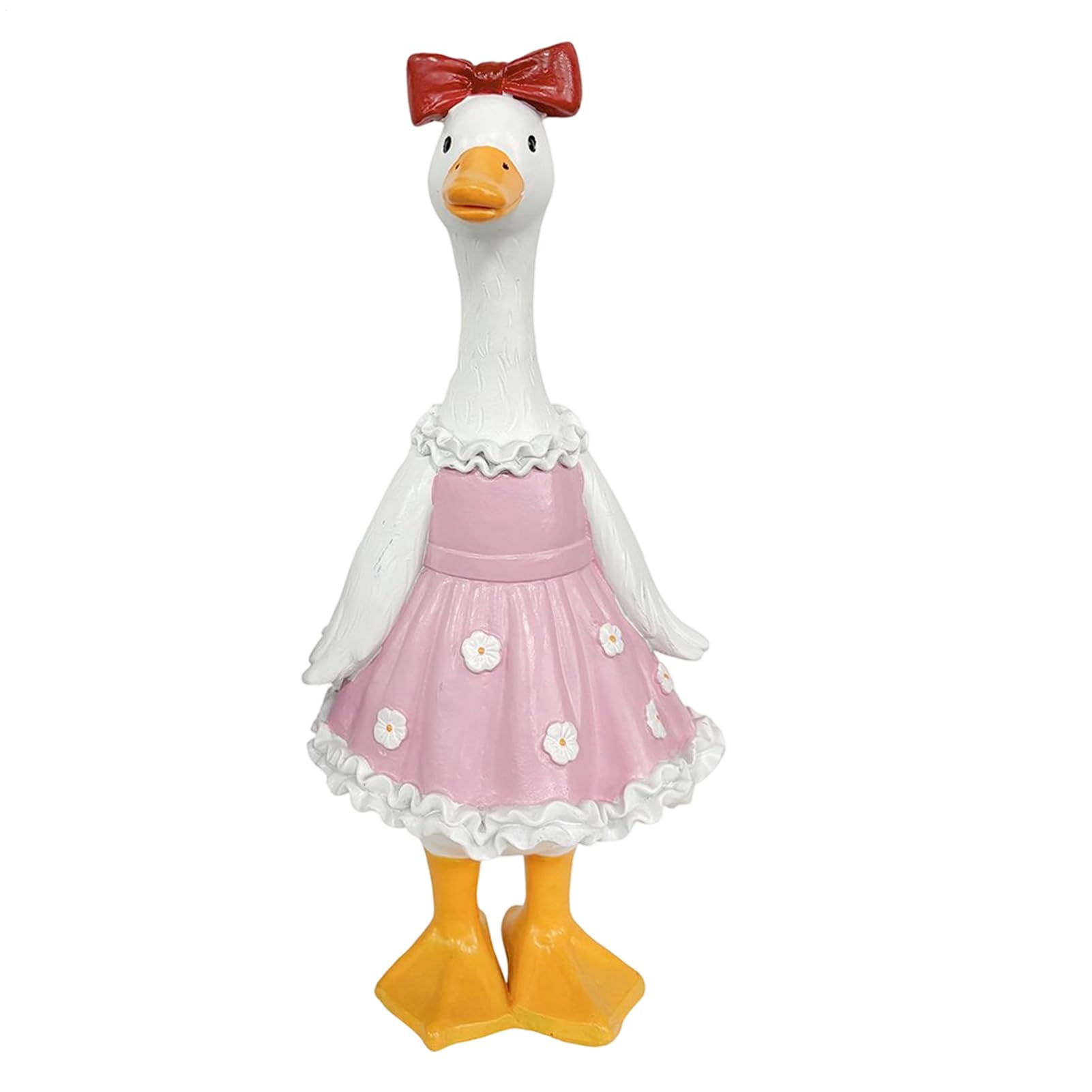 Statue de jardin de canard durable et résistant aux intempéries pour terrasse