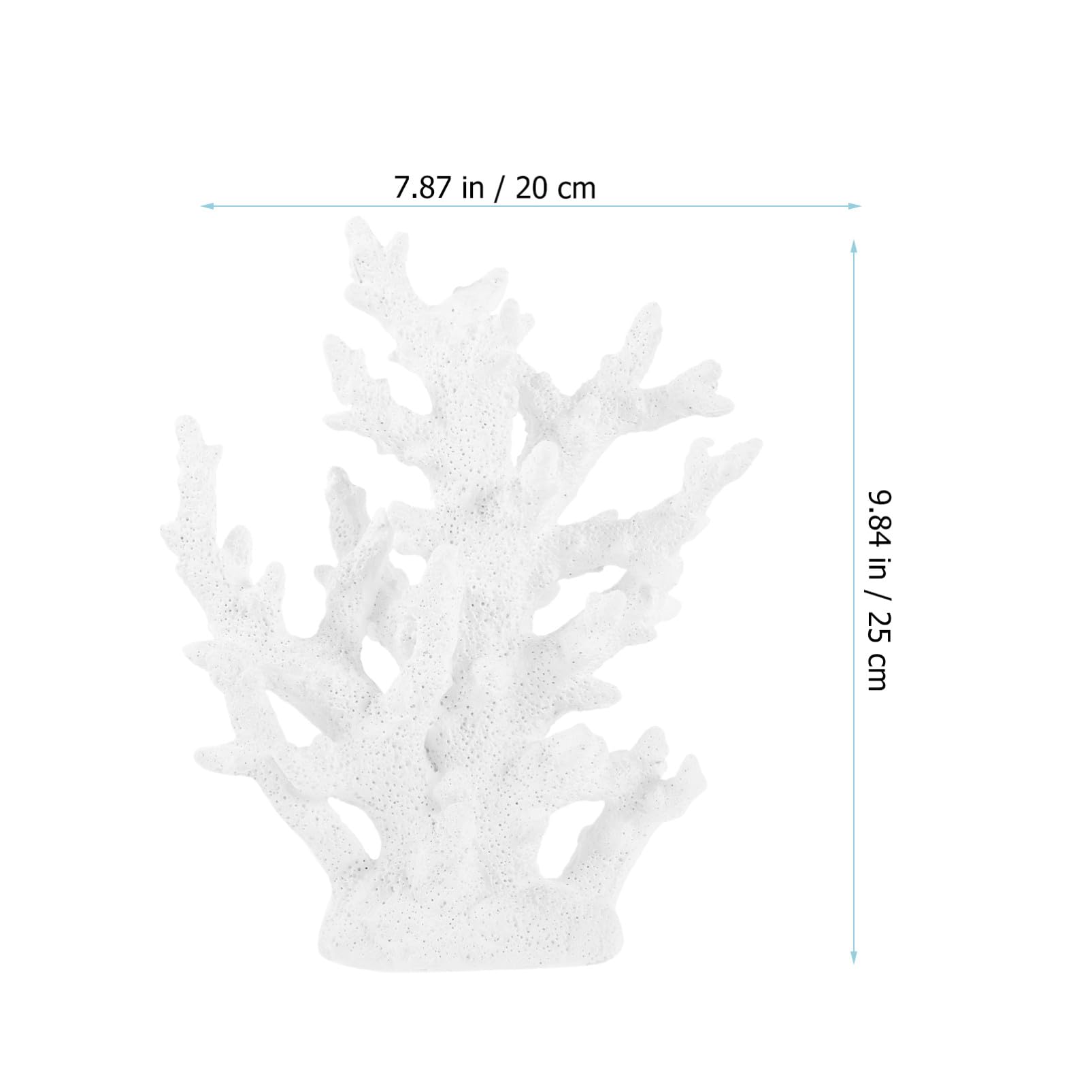 Alasum Künstliche Aquarium Deko aus Resin Leichte Kleine Korallenornamente für Fischbecken Dekoratives Meeresriff-Design Geeignet für Süß Meerwasser-aquarien