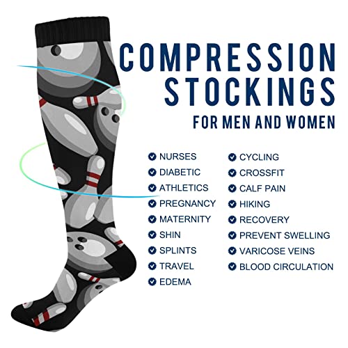 Women's and Men's Knee High Athletic Socks Outdoor Sport Socks for Running Hiking Cycling Compression Socks4