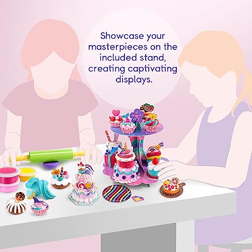 Drama Planet Craft Kits for Kids, Make Your Own Mini Desserts with Air Dry Clay, Create & Display Clay Creations, Art Activities, Great Gifts for Girls - Image 6