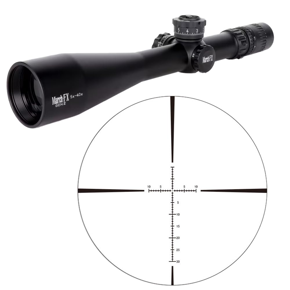 Amazon.com : March Scopes FX-Tactical 5-40x56 Gen II Black Rifle