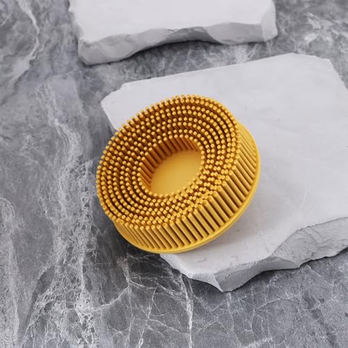 Image of OTOTEC 3Inch Abrasive Bristle Disc 80 Grit R-Type Abrasive Brush for Deburring Metal De-Rusting Finishing