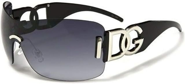 DG STUDIO Designer Celebrity Oversized Black Classic Retro Big Vintage UV400 Women's Ladies Girls Fashion Large Sunglasses