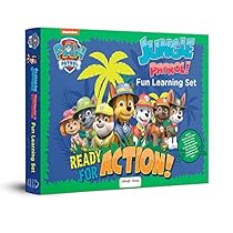 Nickelodeon Paw Patrol – Jungle Patrol! : Fun Learning Set (With Wipe And Clean Mats, Coloring Sheets, Stickers, Appreciation Certificate And Pen)
